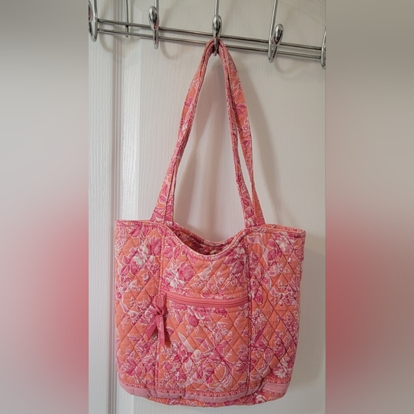 Vera Bradley Handbags - Vera Bradley pink purse. Tried to post a bunch of pictures to show any fading
